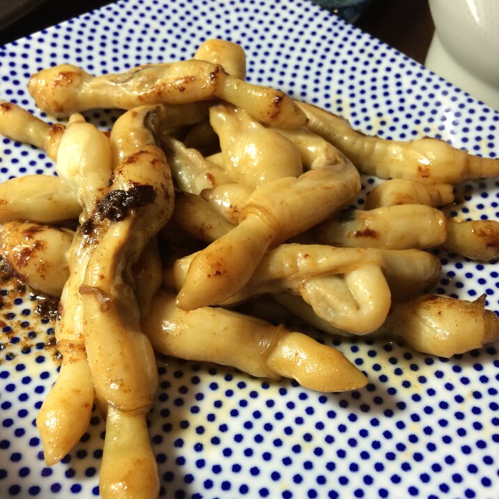 マテ貝の醤油バターソテー レシピ 作り方 By Baubaux 楽天レシピ